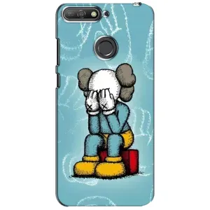 Чехлы для Huawei Y6 Prime 2018 - Bearbrick Louis Vuitton (PREMIUMPrint) (Плач Bearbrick)