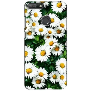 Чохол з принтом «Ромашки» для Huawei Y6 Prime 2018