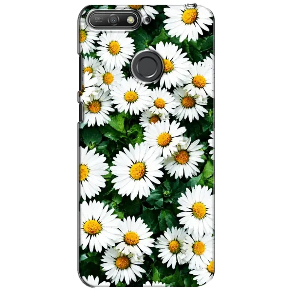 Чохол з принтом «Ромашки» для Huawei Y6 Prime 2018 Чохол з принтом «Ромашки» для Huawei Y6 Prime 2018