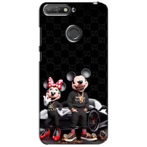 Чехол Disney Mouse Huawei Y6 Prime 2018 (PREMIUMPrint) (Семья Маусов)