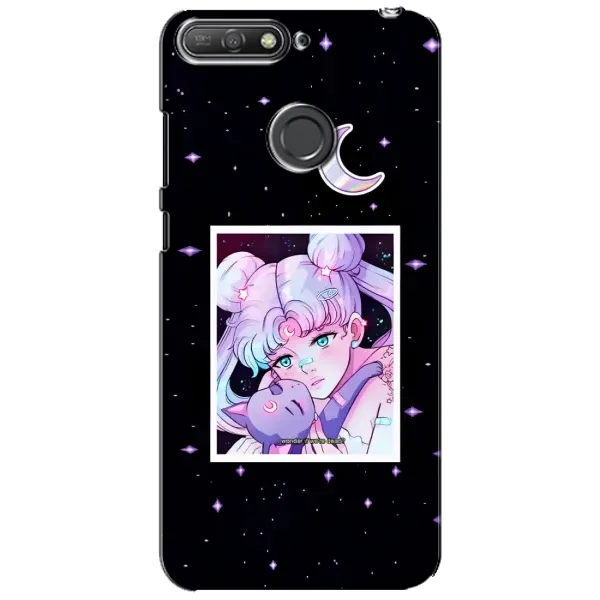 Чохол з принтом «Сейлор Мун» для Huawei Y6 Prime 2018