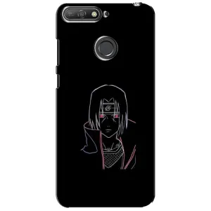 Чохли на тему: Ітачи Учіха для Huawei Y6 Prime 2018 (AlphaPrint) (силует Ітачі)