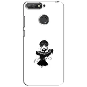 Чохли Венсдей на Huawei Y6 Prime 2018 Уенсдей (AlphaPrint) (танець Венздей)