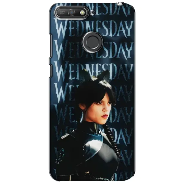 Чехол с принтом «Уэнздей кошка» для Huawei Y6 Prime 2018