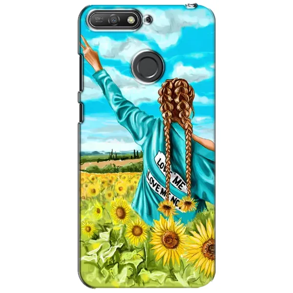 Чохол з принтом «Україночка» для Huawei Y6 Prime 2018 Чохол з принтом «Україночка» для Huawei Y6 Prime 2018