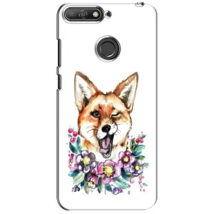 Чохли з картинкою Лисичка для Huawei Y6 Prime 2018 (VPrint) (Весела лисичка)
