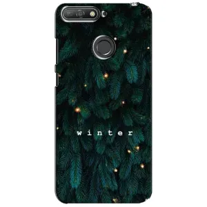 Новогодние, Праздничные Чехлы для Huawei Y6 Prime 2018 - 2024 год (Winter)