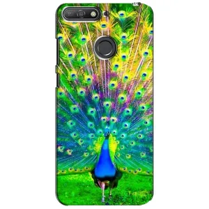 Чохол з пташками на Huawei Y6 Prime 2018 (VPrint) (Яскравий Павлин)