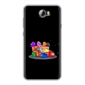 Чехол Амонг Ас для Huawei Y5II (AlphaPrint) (Амонг-ас)