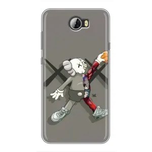 Чохли для Huawei Y5II - Bearbrick Louis Vuitton (PREMIUMPrint) (Беарбрік Джордан)