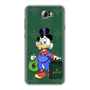 Чехли для Huawei Y5II - Скрудж МакДак Louis Vuitton (PREMIUMPrint) (Богата Утка)