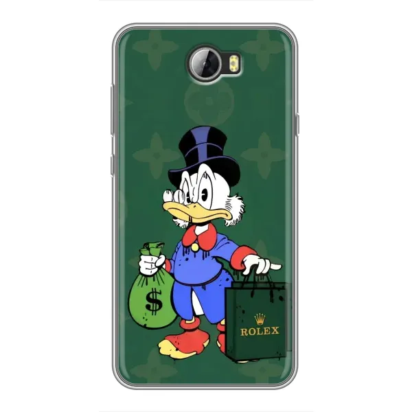 Чехол с принтом «Богатая Утка» для Huawei Y5II