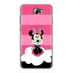 Міккі Маус чохол для Huawei Y5II (AlphaPrint - Мультяшні) (Дівчинка Maus)