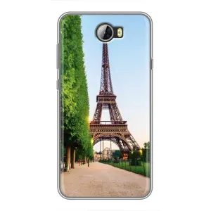 Чехол Эйфелева Башня для Huawei Y5II - (AlphaPrint) (Дорога в Париж)