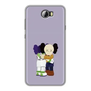 Чохли для Huawei Y5II - Bearbrick Louis Vuitton (PREMIUMPrint) (Дружба Беарбрік)