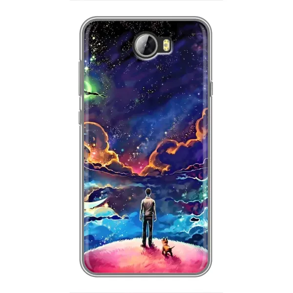 Чехол с принтом «Галактический вид» для Huawei Y5II Чехол с принтом «Галактический вид» для Huawei Y5II