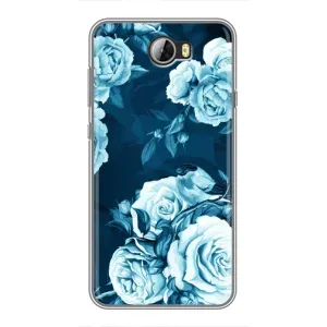Чехлы (ART) Цветы на Huawei Y5II (VPrint) (Блактині бутони)