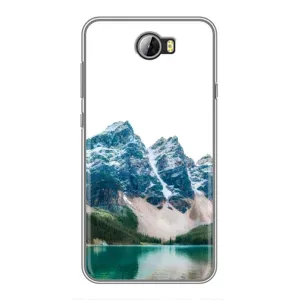 Силиконовый чехол с КАРТИНКАМИ лето для Huawei Y5II (AlphaPrint) (Гори)