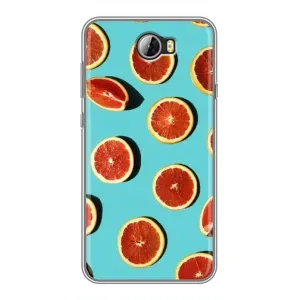 Чохли з фруктами для Huawei Y5II (VPrint) (Грейпфрут)