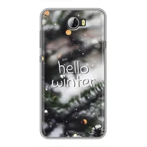 Новорічні, Святкові Чохли для Huawei Y5II - 2024 год (Hello winter)