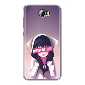 Чехлы Персонажи Аниме Наруто для Huawei Y5II (AlphaPrint) (Hentai chan)