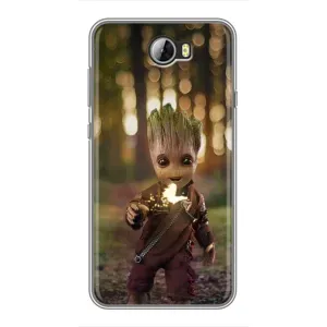 Чехол МАРВЕЛ для Хуавей У5II (AlphaPrint) (I am Groot)