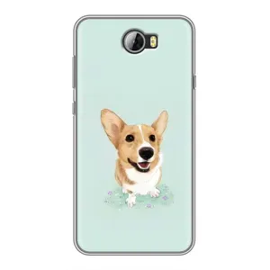 Чохли з собаками для Huawei Y5II (VPrint) (Коргі)