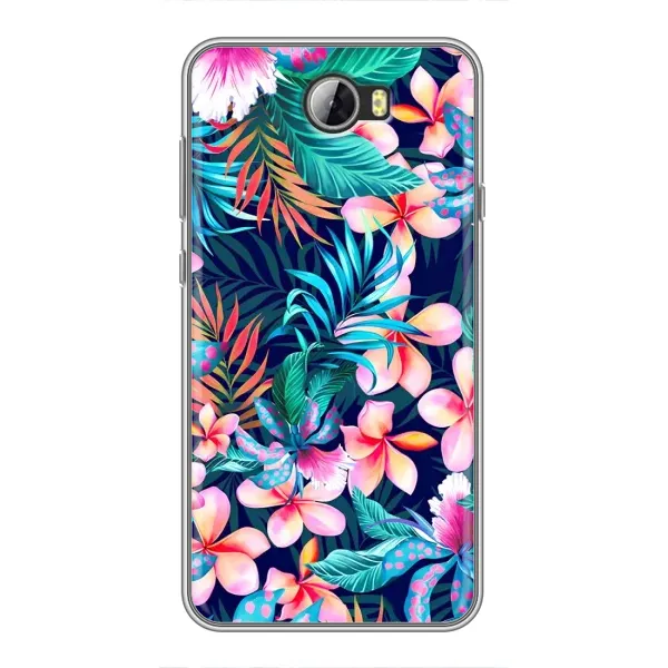 Чехол с принтом «Красочные цветы» для Huawei Y5II Чехол с принтом «Красочные цветы» для Huawei Y5II
