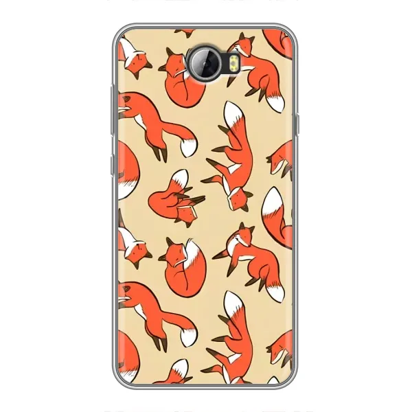 Чохол з принтом «Лисички» для Huawei Y5II