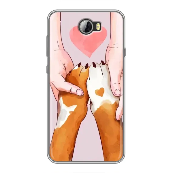 Чехол с принтом «Любовь к собакам» для Huawei Y5II