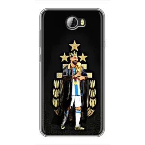 Чохли для Huawei Y5II (Leo чемпіон) (AlphaPrint) (Мессі Король)