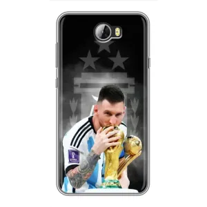Чохли для Huawei Y5II (Leo чемпіон) (AlphaPrint) (Мессі Чемпіон)