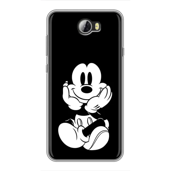 Чохол з принтом «Маус на чорному» для Huawei Y5II