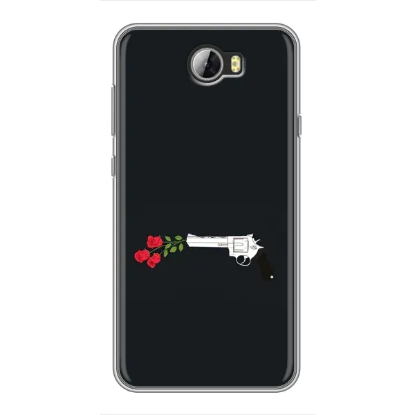 Чехол с принтом «Неожиданные цветы» для Huawei Y5II
