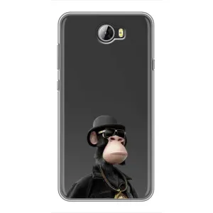 Чехлы с Обезьянами NFT для Huawei Y5II (AlphaPrint) (Обезьяна NFT)