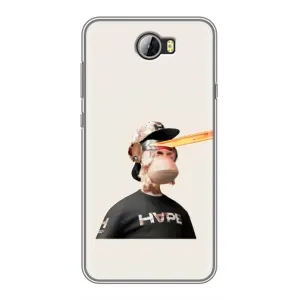 Чехлы с Обезьянами NFT для Huawei Y5II (AlphaPrint) (обезьяна NFT в очках)