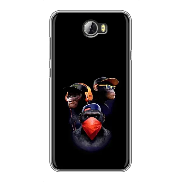 Чохол з принтом «Три мавпи» для Huawei Y5II Чохол з принтом «Три мавпи» для Huawei Y5II