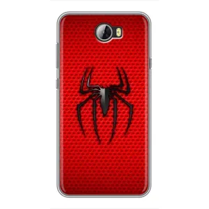 Чехол с человеком пауком для Huawei Y5II - (AlphaPrint) (Паук Марвел)