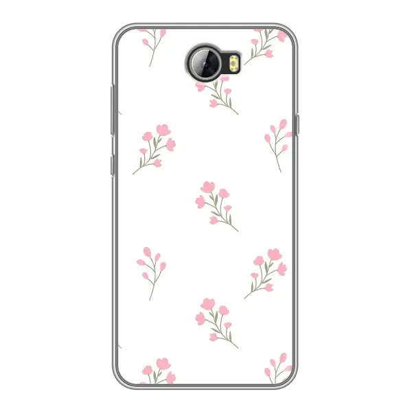Чехол с принтом «Розовые цветы» для Huawei Y5II