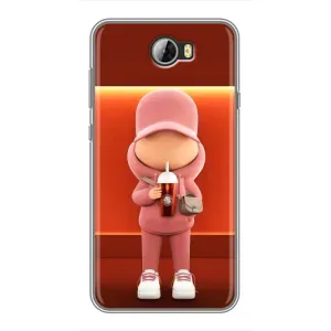 Крутые Чехлы Луи Виттон для Huawei Y5II (AlphaPrint) (С Кофе)