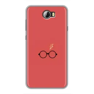 Чехлы с Гарри Поттером для Huawei Y5II (AlphaPrint) (шрам и очки)