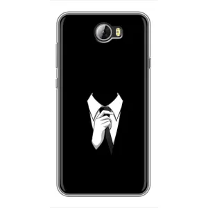 Чехол для Хуавей У5II - (AlphaPrint) с печатью (ТОП продаж) (Стиляга)