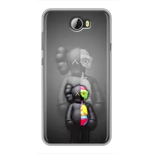 Чохли для Huawei Y5II - Bearbrick Louis Vuitton (PREMIUMPrint) (Тіло Bearbrick)