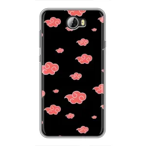 Чехлы Персонажи Аниме Наруто для Huawei Y5II (AlphaPrint) (Тучки Аниме)