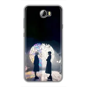 Чохли Венсдей на Huawei Y5II Уенсдей (AlphaPrint) (Венздей та Інід)
