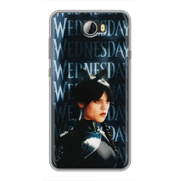 Чехол с принтом «Уэнздей кошка» для Huawei Y5II