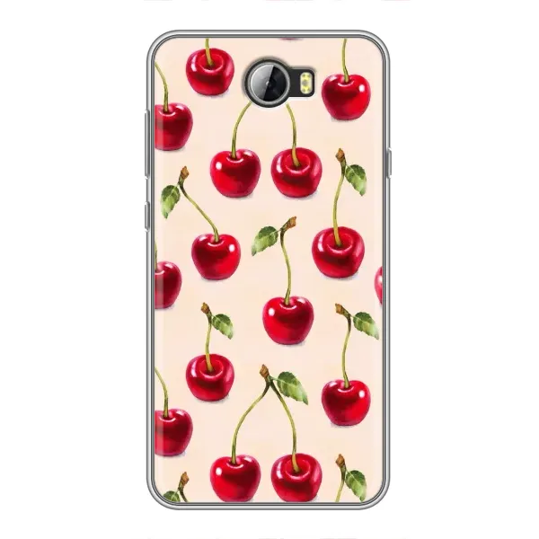 Чохол з принтом «Черешня» для Huawei Y5II