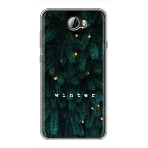 Новорічні, Святкові Чохли для Huawei Y5II - 2024 год (Winter)