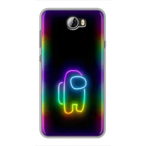 Чехол Амонг Ас для Huawei Y5II (AlphaPrint) (Яркий скин)