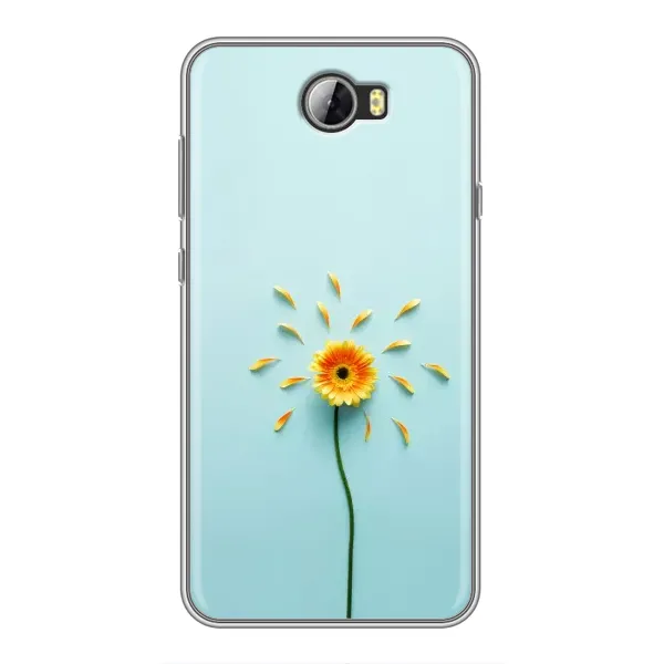 Чехол с принтом «Желтый цветок» для Huawei Y5II